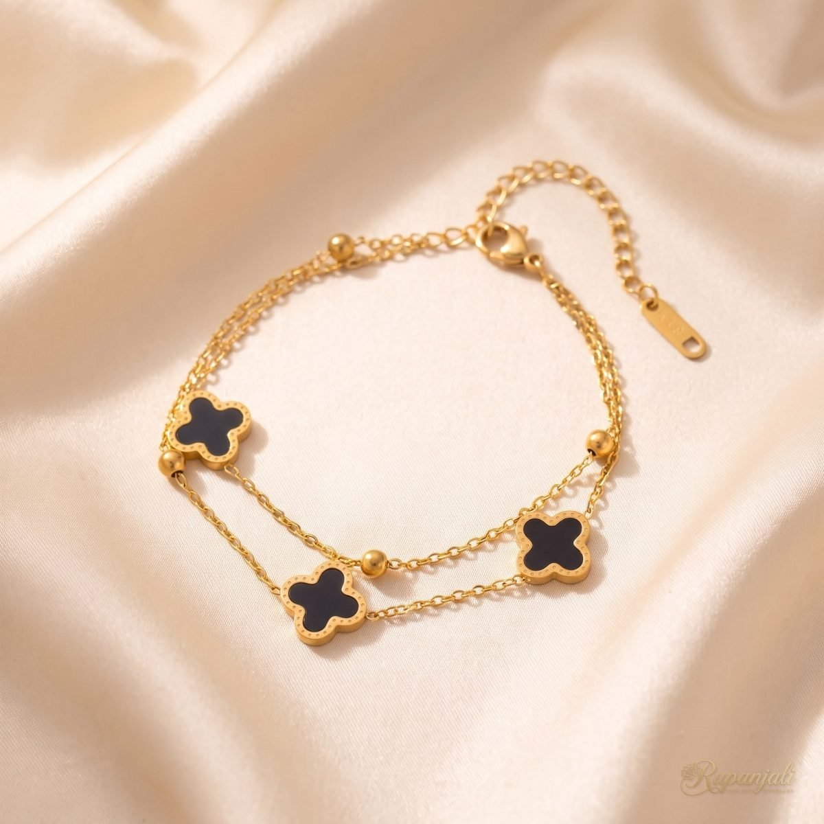Black Clover Double Layer Bracelet — Socialite Style 1