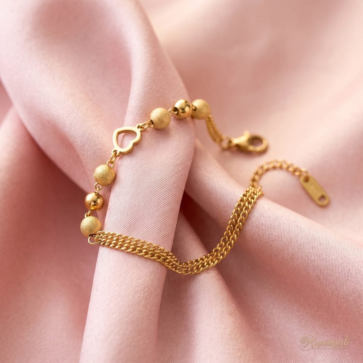 Hollow Heart Bracelet — Stardust Beads 4