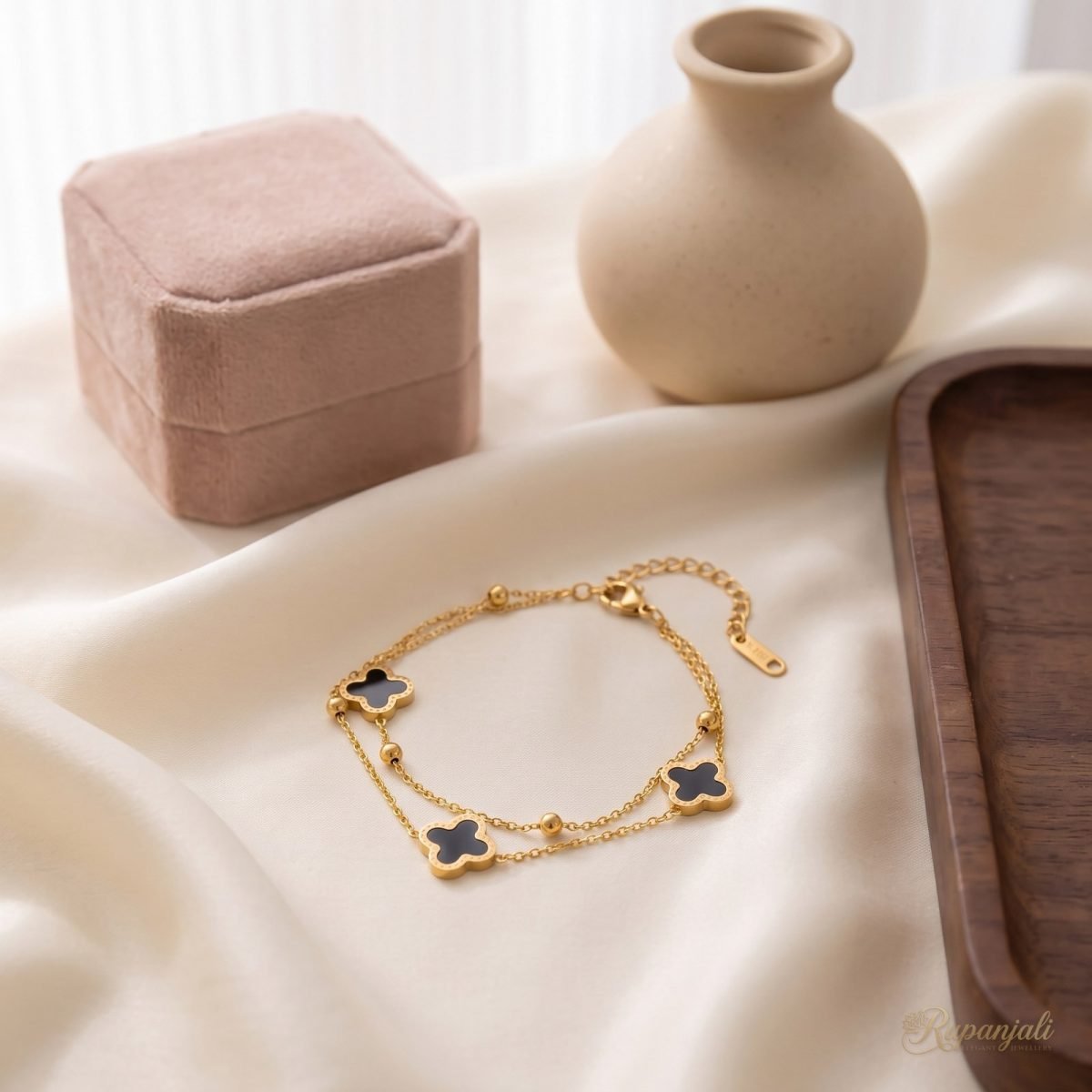 Black Clover Double Layer Bracelet — Socialite Style 2