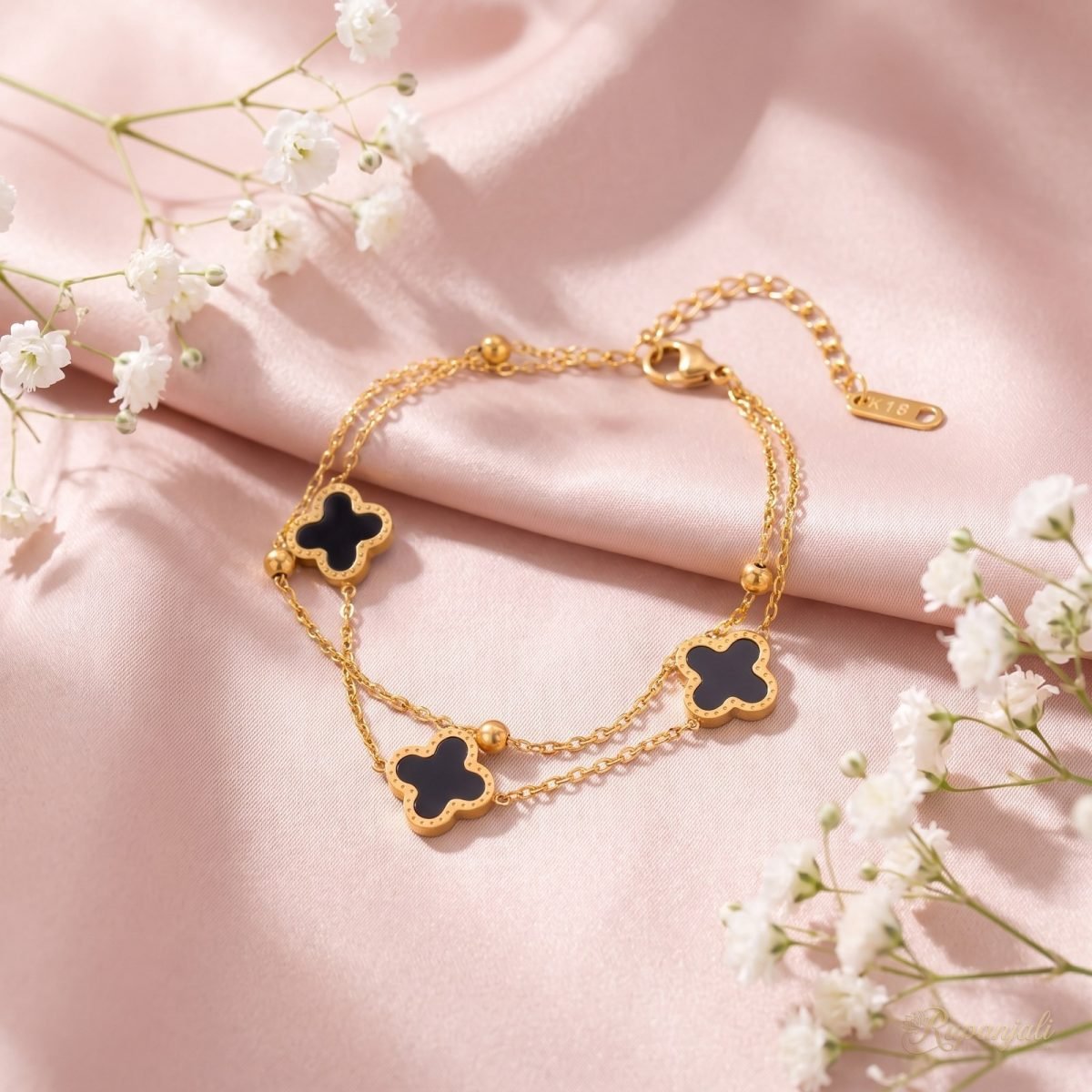 Black Clover Double Layer Bracelet — Socialite Style 3
