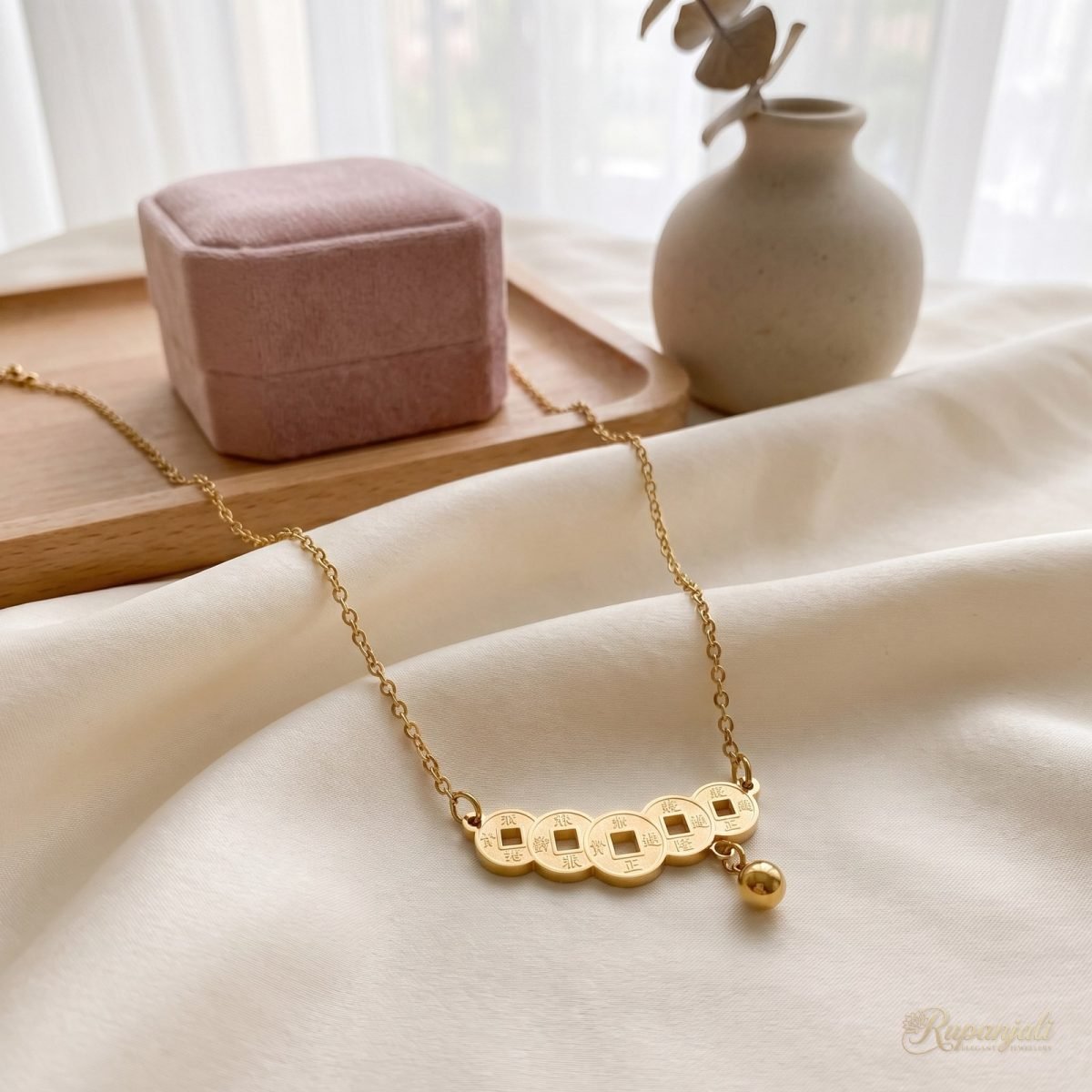 Five Coin Necklace — Lucky Fortune Bar 2