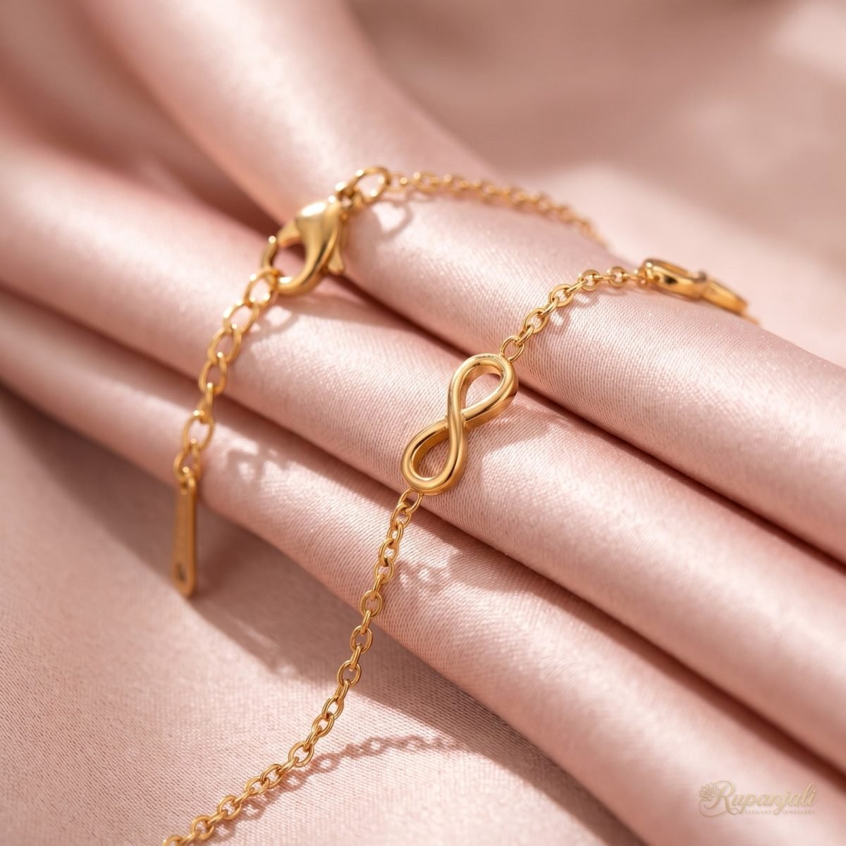Gold Infinity Bracelet for Women — Endless Love Chain 4