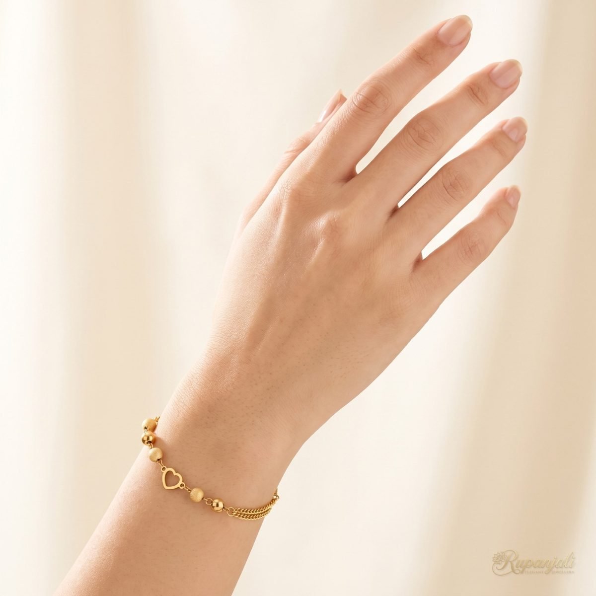 Hollow Heart Bracelet — Stardust Beads 5