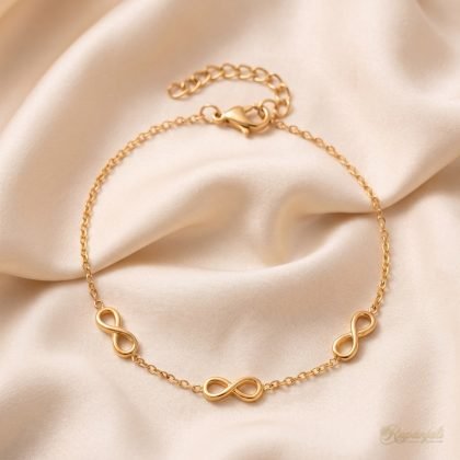 Gold Infinity Bracelet for Women — Endless Love Chain