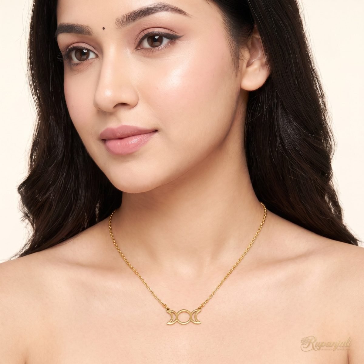 Triple Moon Necklace — Constellation Pendant 5