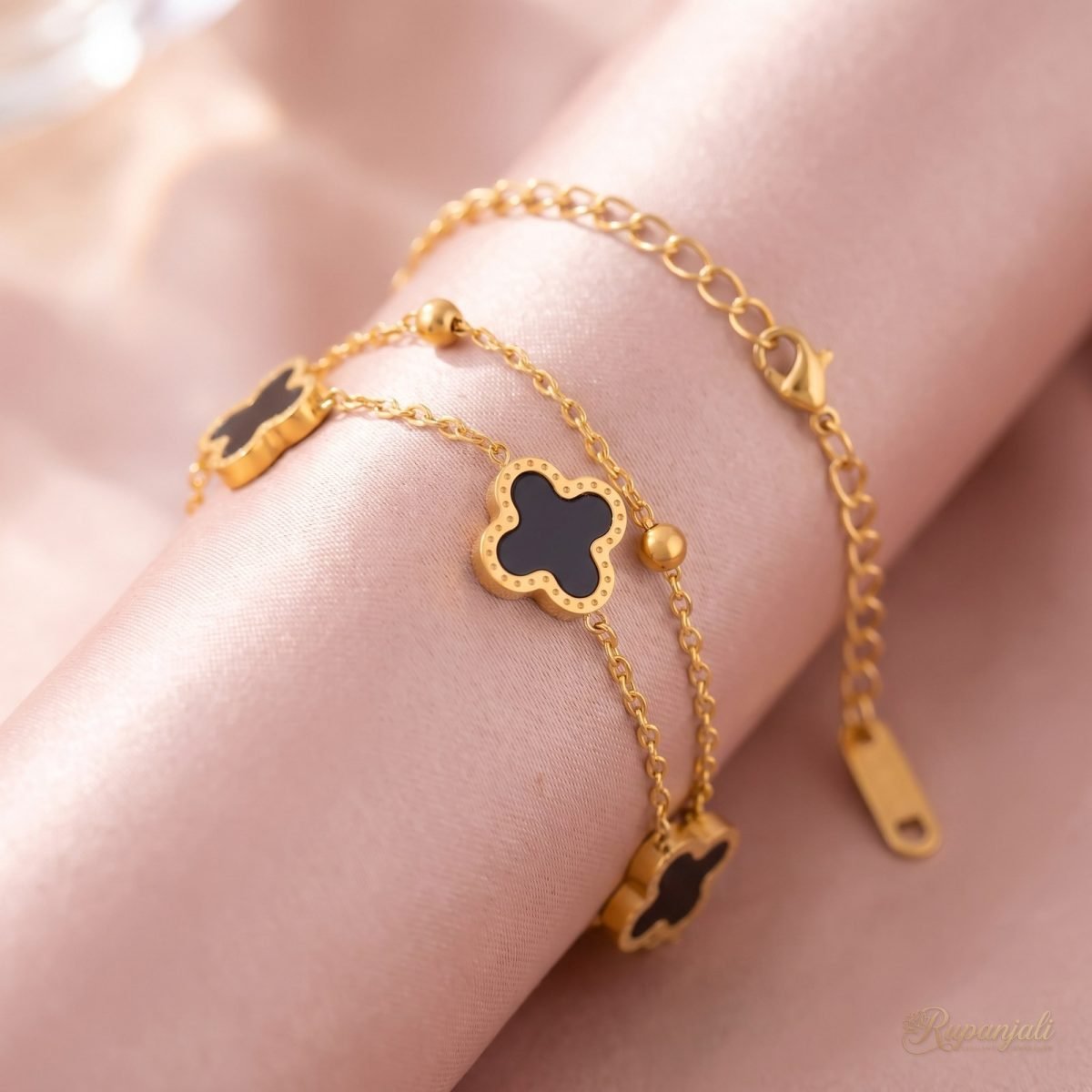 Black Clover Double Layer Bracelet — Socialite Style 4
