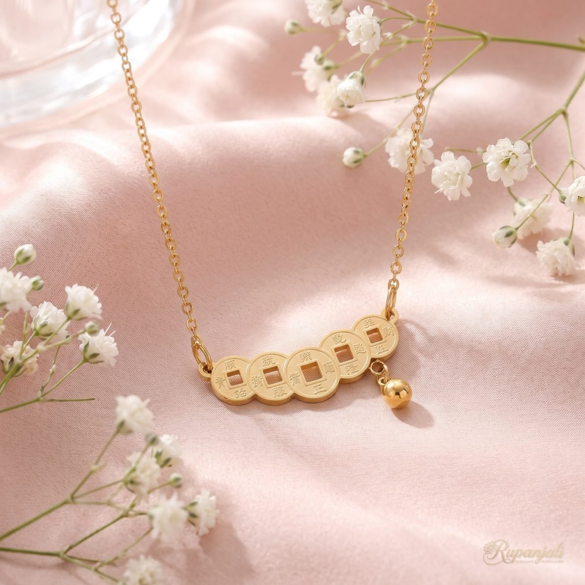 Five Coin Necklace — Lucky Fortune Bar 3
