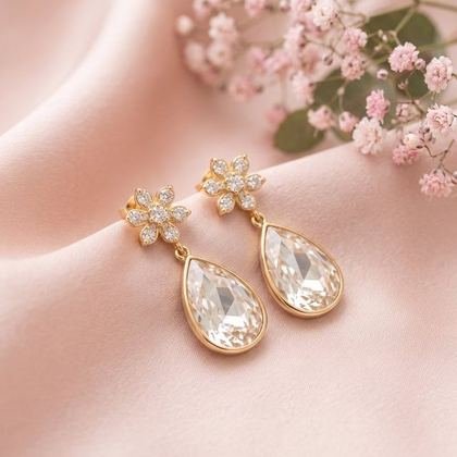 Crystal Drop Earrings