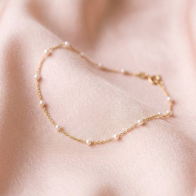Crystal Bead Anklet 1
