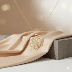 Harvest Glow Diamond Cut Necklace - Image 4