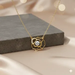 Glimmering Grove Diamond Cut Necklace - Image 3