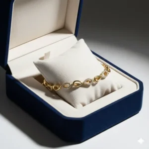 Gilded Heirloom Stainless Steel Bracelet - Image 2