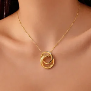 Sunlit Bloom Stone Cut Necklace - Image 5