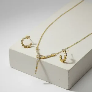 Nova Nexus Necklace & Ear Ring Set - Image 3