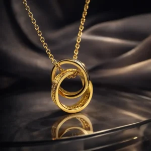 Sunlit Bloom Stone Cut Necklace - Image 2