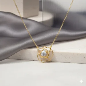 Glimmering Grove Diamond Cut Necklace - Image 1