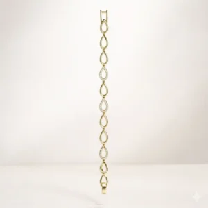 Gilded Heirloom Stainless Steel Bracelet - Image 4