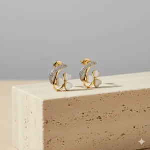 Empire Edge Stainless Steel Ear Ring - Image 4