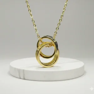 Sunlit Bloom Stone Cut Necklace - Image 3