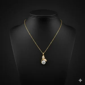 Roaring Flare Diamond Necklace - Image 4