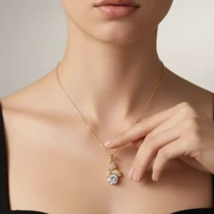 Roaring Flare Diamond Necklace - Image 3