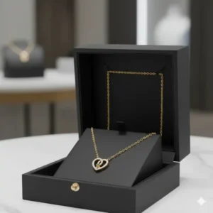 Verdant Veil Diamond Cut Necklace - Image 5